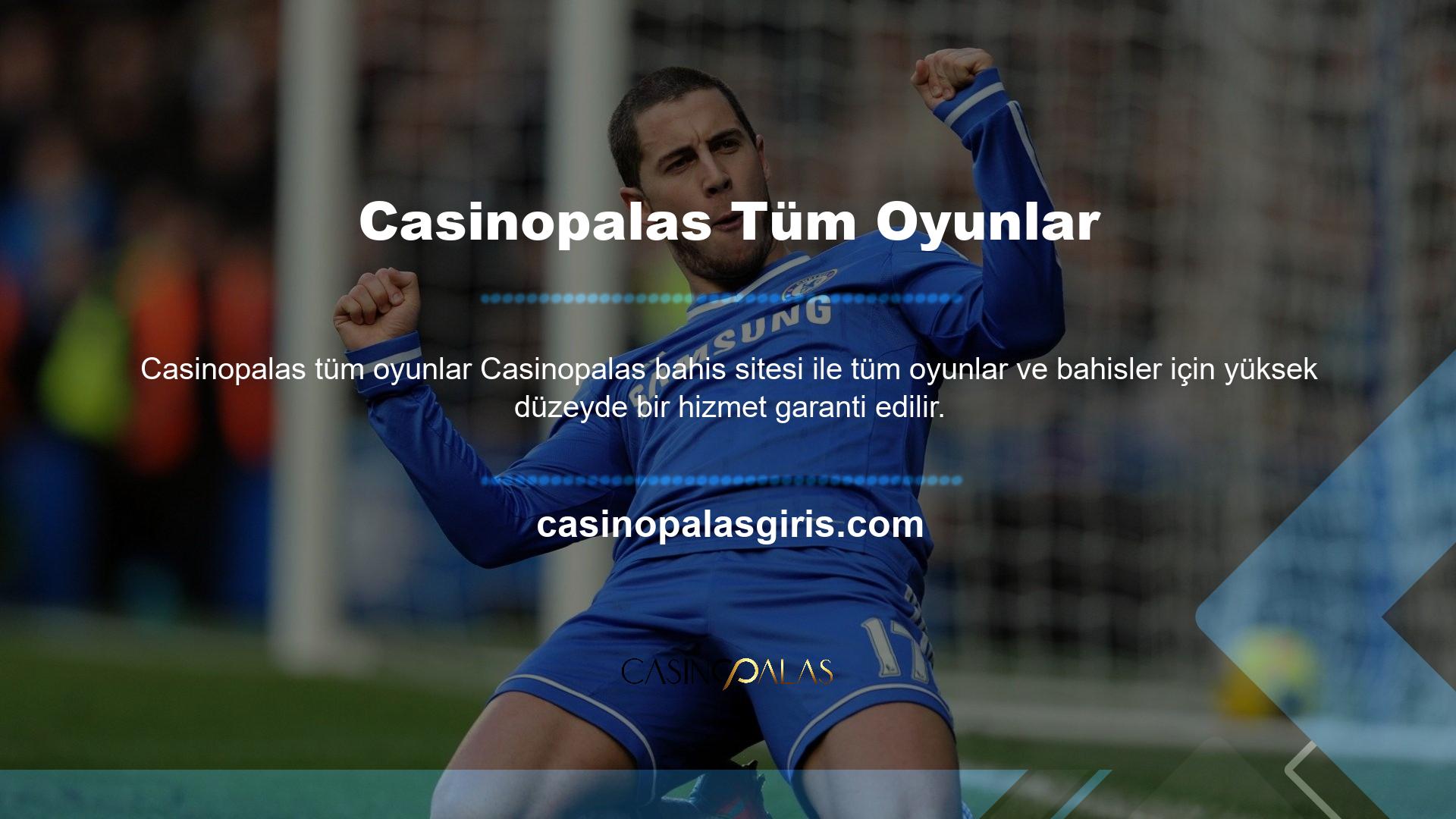 Casinopalas web sitesinin oyun dünyasına sunacağı çok şey var